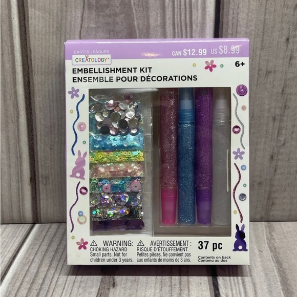 Creatology Easter Lot Egg Decorating Kit Craft Basics Tray Embellishment Kit - Picture 6 of 7